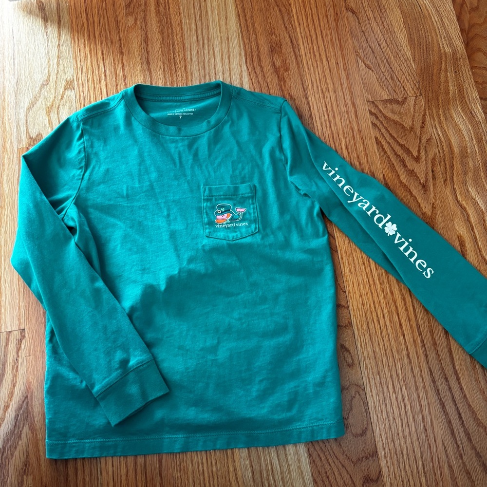 Vineyard Vines Kids' Whale Long Sleeve Tees - boys size 7